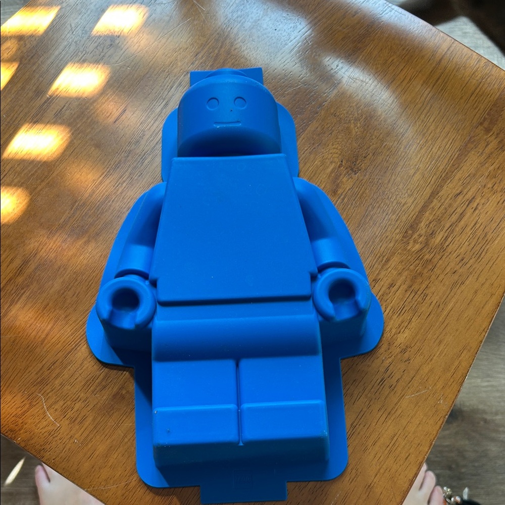 Blue Silicone Building Block Figure Mold
